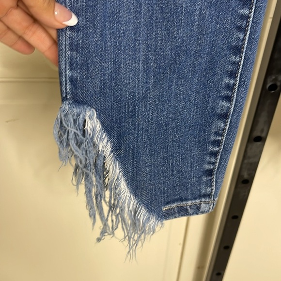 Judy Blue Womens Skinny Fit Blue Denim Jeans  Distressed Distroyed Size 11/30 - Picture 9 of 12